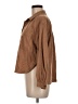 Everlane Brown 3/4 Sleeve Button-Down Shirt Size M - photo 5