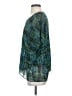 CAbi 100% Polyester Teal Short Sleeve Blouse Size S - photo 5