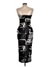 White Fox Graphic Black Cocktail Dress Size L - photo 2