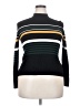 By & By Stripes Black Turtleneck Sweater Size XXL - photo 1