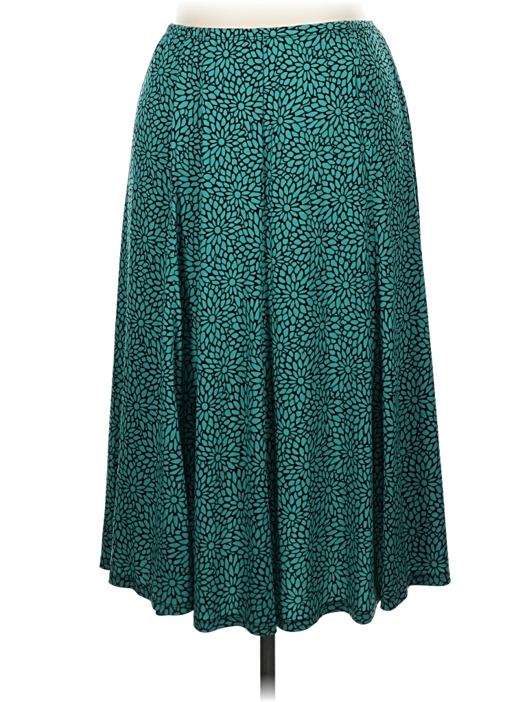 Pre-owned Unbranded Casual Skirt In Teal