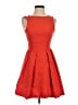 Zara Basic Solid Red Cocktail Dress Size XS - photo 1
