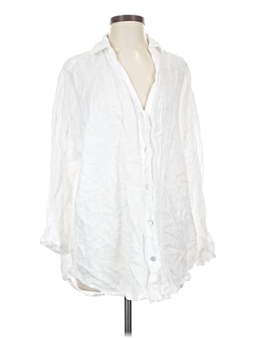 L Space 3/4 Sleeve Button-Down Shirt (view 1)