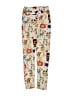 Lularoe Print Ivory Casual Pants Size 8 - 14 - photo 1