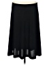 Old Navy 100% Polyester Solid Black Casual Skirt Size M - photo 1