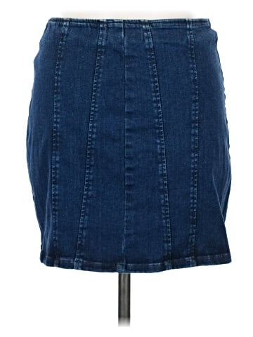 We the Free Denim Skirt (view 2)