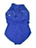 Contours by Coco Reef Solid Blue One Piece Swimsuit Size 10 - photo 2
