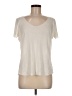 Essentials 100% Rayon Ivory Short Sleeve T-Shirt Size M - photo 1