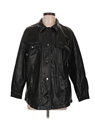 Stoosh Faux Leather Jacket (view 1)