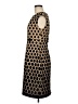 Connected Apparel Polka Dots Gold Cocktail Dress Size 8 (petite) - photo 5