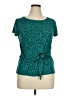 Perceptions Teal Short Sleeve T-Shirt Size 16 - photo 1