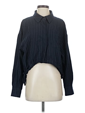 Flat White Long Sleeve Blouse (view 1)