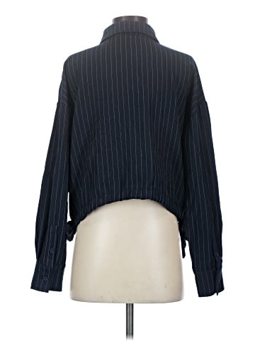 Flat White Long Sleeve Blouse (view 2)