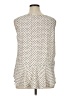 Gilli 100% Polyester Ivory Sleeveless Blouse Size 1X - photo 2