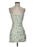 Zara Floral Blue Cocktail Dress Size XS - photo 1