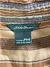 Eddie Bauer 100% Cotton Stripes Orange Long Sleeve Button-Down Shirt Size M (petite) - photo 7
