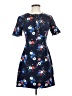 Tory Burch Floral Blue Casual Dress Size S - photo 1