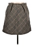 Samsoe Samsoe Argyle Plaid Gray Wool Skirt Size L - photo 1