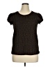 Korye Brown Short Sleeve Top Size XL - photo 1