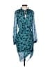 Veronica Beard 100% Silk Teal Cocktail Dress Size 2 - photo 1