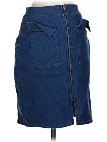 Charlotte Russe Denim Skirt (view 2)