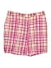Talbots Outlet Plaid Pink Shorts Size 14 - photo 1