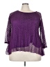 Covington 100% Polyester Purple 3/4 Sleeve Top Size 3X - photo 1
