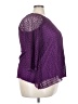 Covington 100% Polyester Purple 3/4 Sleeve Top Size 3X - photo 4
