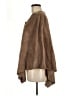 Theory 100% Leather Brown Poncho Size M - photo 5