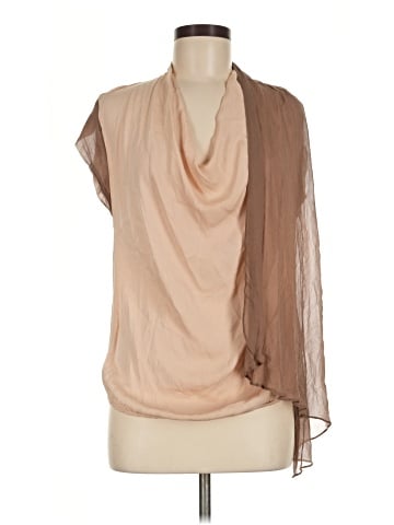 Haute Hippie Short Sleeve Silk Top (view 1)