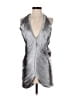 Missguided 100% Polyester Metallic Silver Cocktail Dress Size S - photo 1