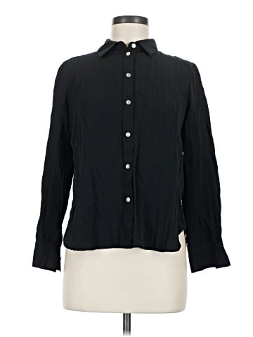 Madewell Crinkled Button-Up Shirt (view 1)