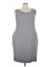 JM Studio Solid Gray Casual Dress Size 3X - photo 1
