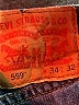 Levi's 100% Cotton Blue Jeans Size 34 waist - photo 7