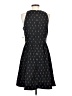 Maison Jules 100% Polyester Argyle Black Casual Dress Size 4 - photo 2
