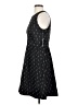 Maison Jules 100% Polyester Argyle Black Casual Dress Size 4 - photo 5