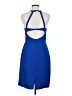 19 Cooper 100% Polyester Solid Blue Cocktail Dress Size M - photo 2