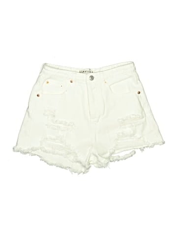 Signature 8 Denim Shorts (view 1)