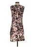 Gap Animal Print Brown Cocktail Dress Size 4 Petite - photo 2