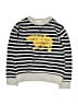 Mango Stripes Silver Pullover Sweater Size 5 - 6 - photo 1