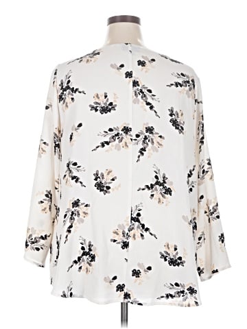 Lane Bryant Outlet 3/4 Sleeve Blouse (view 2)