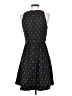 Maison Jules 100% Polyester Argyle Black Casual Dress Size 4 - photo 2
