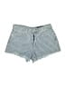 Blank NYC Stripes Blue Denim Shorts Size 27 waist - photo 1