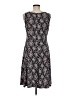 Perceptions Paisley Black Casual Dress Size M - photo 2