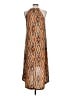 Mlle Gabrielle Print Orange Casual Dress Size L - photo 2