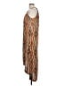 Mlle Gabrielle Print Orange Casual Dress Size L - photo 5