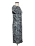 JS Collections 100% Polyester Paisley Blue Casual Dress Size 4 - photo 4