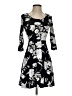 By & By Floral Black Casual Dress Size XS - photo 1