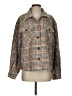 CALISTA 100% Polyester Plaid Brown Jacket Size S - photo 1