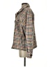 CALISTA 100% Polyester Plaid Brown Jacket Size S - photo 5